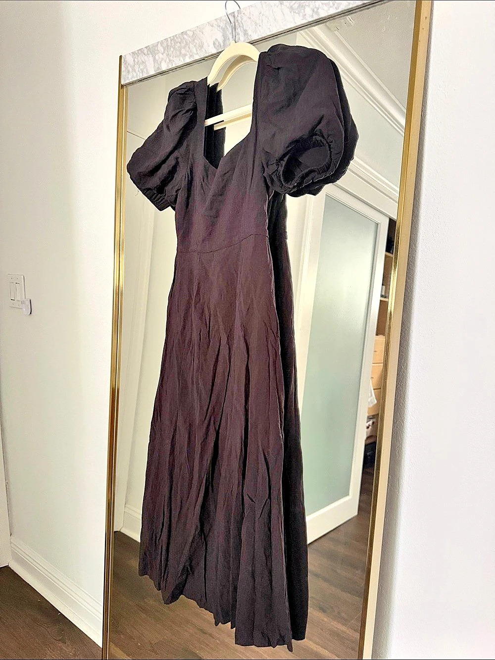 House of Harlow 1960 x REVOLVE dress Puff Sleeve Maxi Dress in Black Size XS